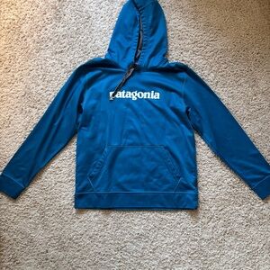 Patagonia Teal Pullover Hoodie